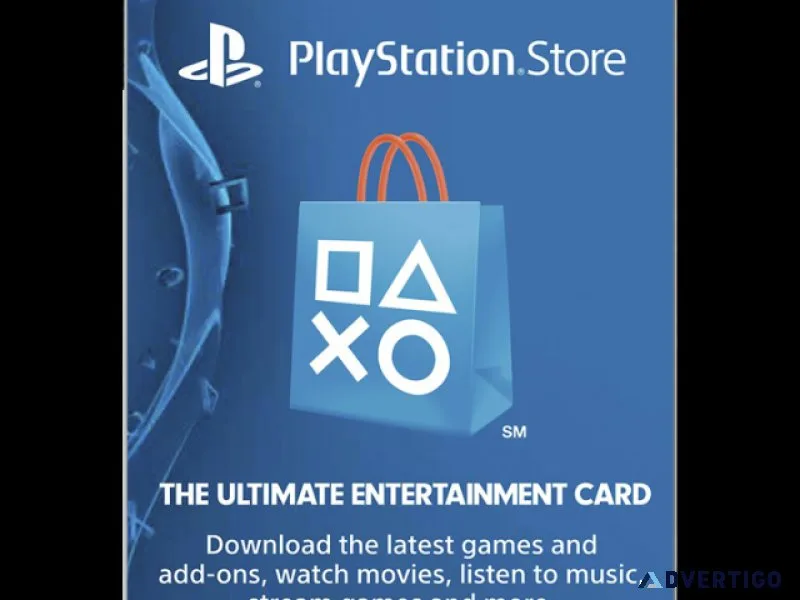Playstation Store 100 gift Card digital code USA region
