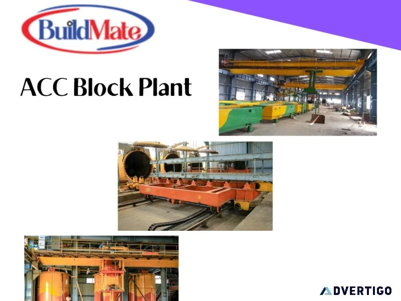 Aac block manufacturing unit