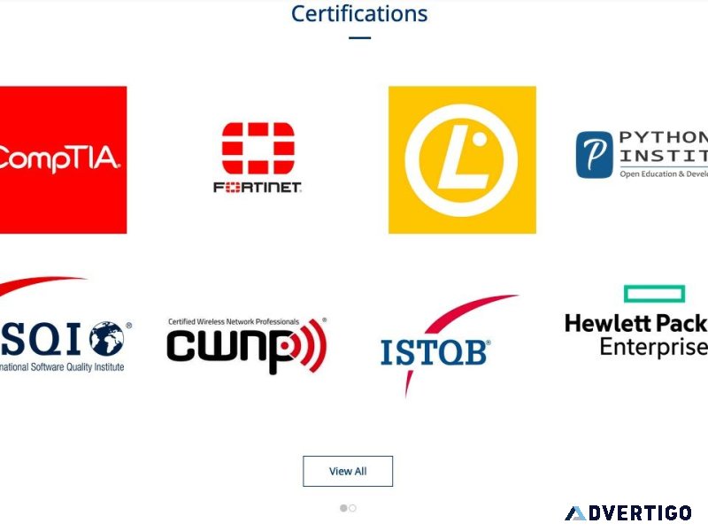 Professional IT Certification Training OnVUE Vouchers Available