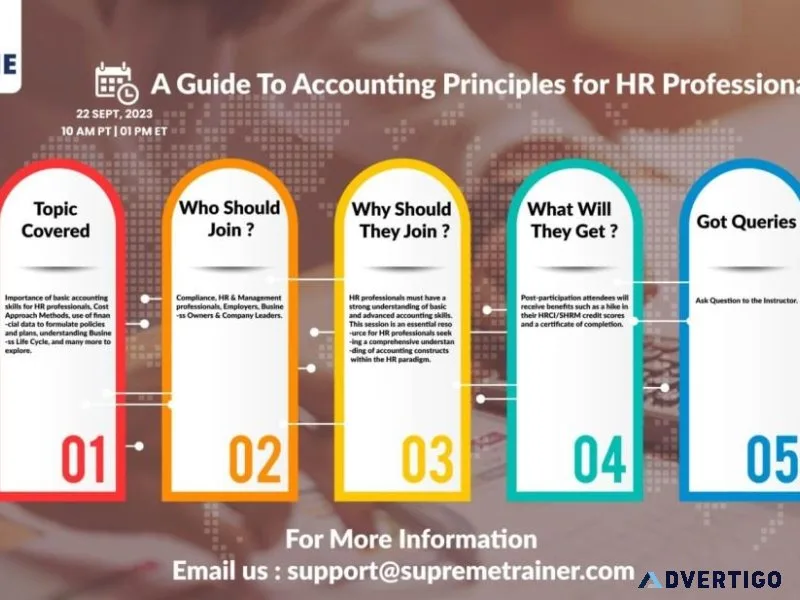 Exploring Accounting Principles for HR Professionals
