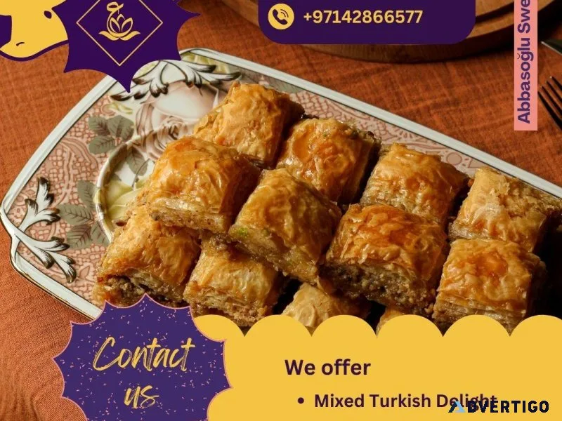 Mixed Turkish Delight Near Me  Abbasoglu Sweets