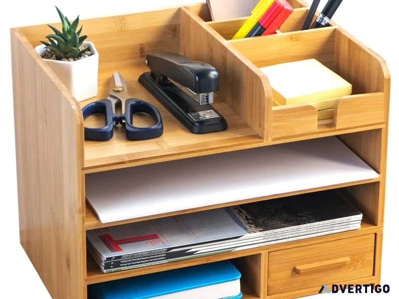Organize your workspace with office desktop organizers