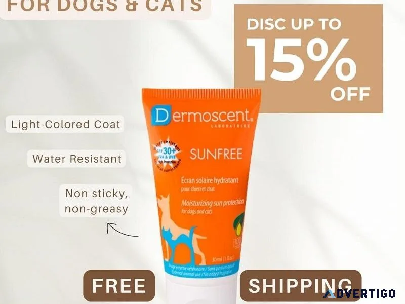 Summer Care Dermoscent SunFREE SPF30 for Dogs and Cats Sunscreen