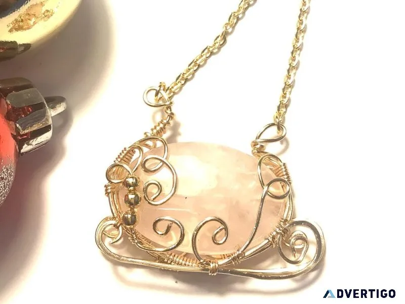 Gemstone Santa Sleigh Pendants