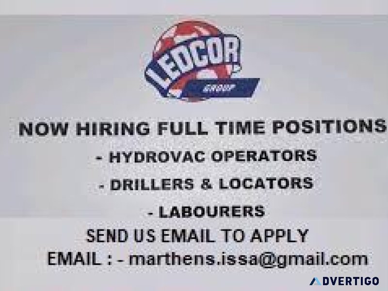 2023 Vacancies Vacancies All Construction Workers