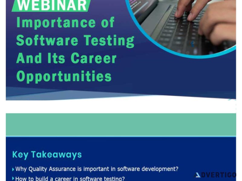 Free Job-Oriented Webinar on Software Testing