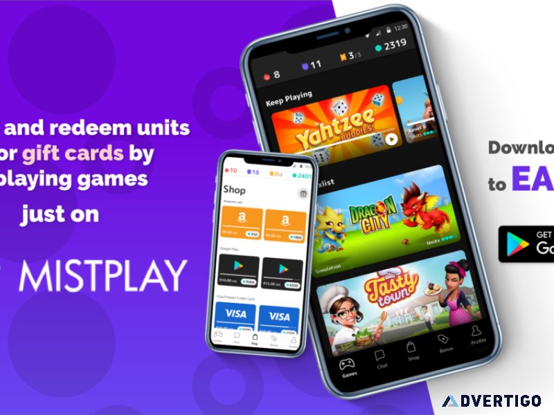 Install and Earn With the MISTPLAY App