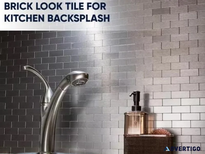 Explore the Finest Brick Look Tile for Kitchen Backsplash
