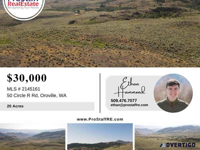 Sprawling Views on 20 Acres