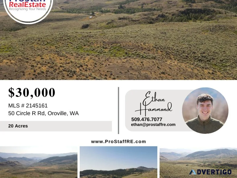 Sprawling Views on 20 Acres