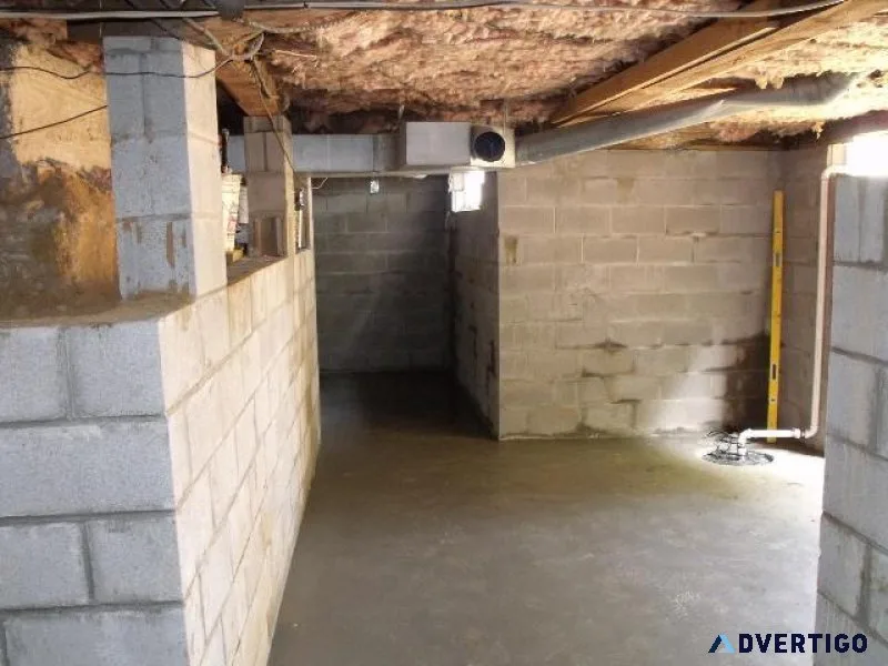 Under house basement construction London