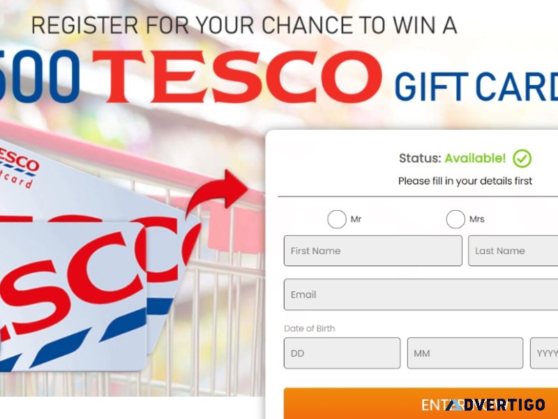 Get Free   Grab Your Tesco Gift Card Now stare  ral