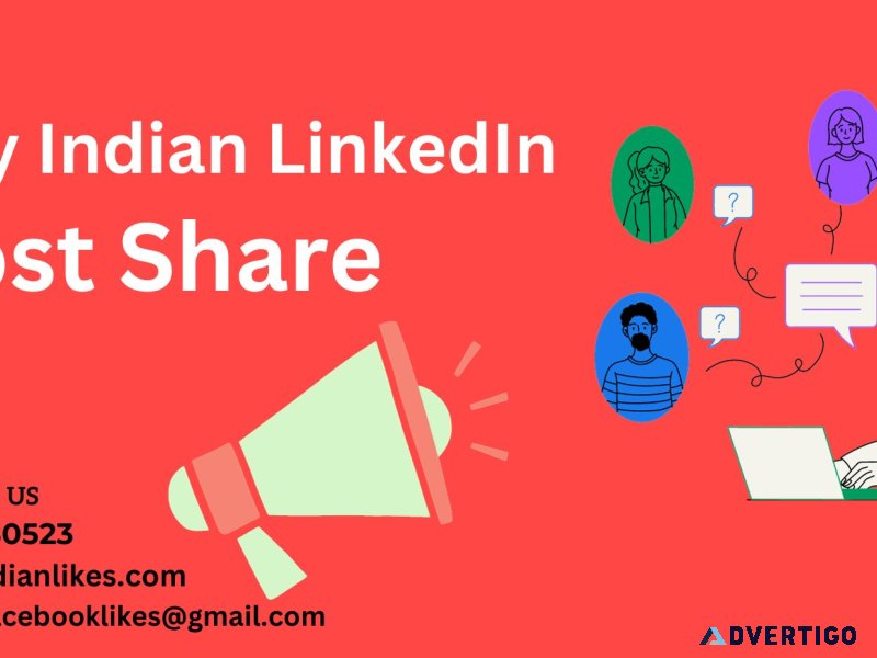 Buy indian linkedin post share - indianlikes