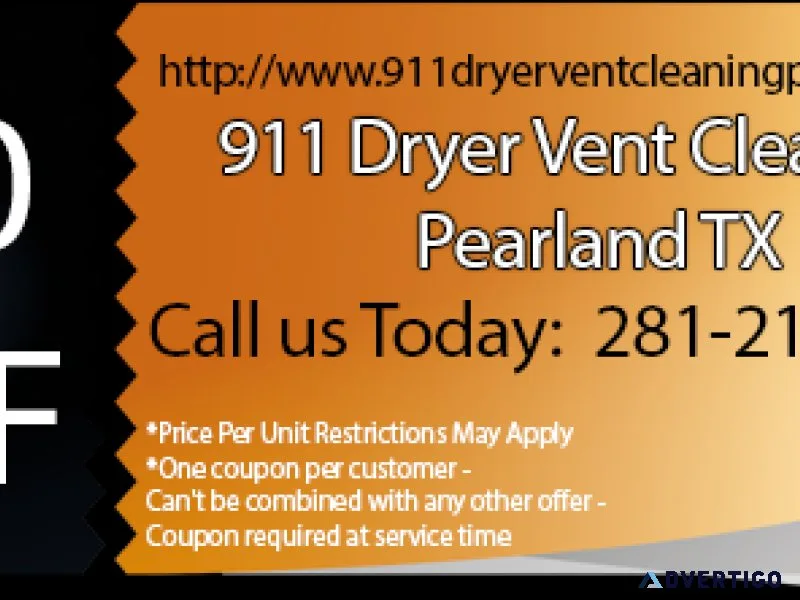 911 Dryer Vent Cleaning Pearland TX