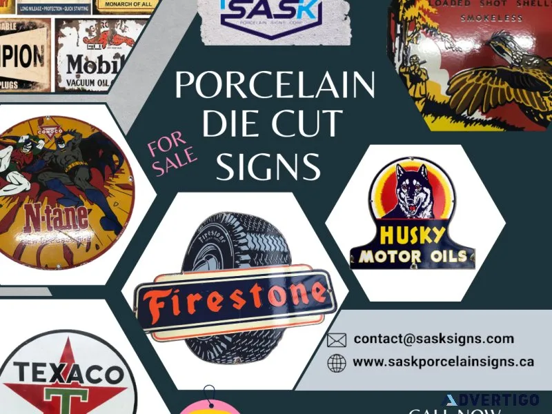 Porcelain metal signs for sale in Saskatoon