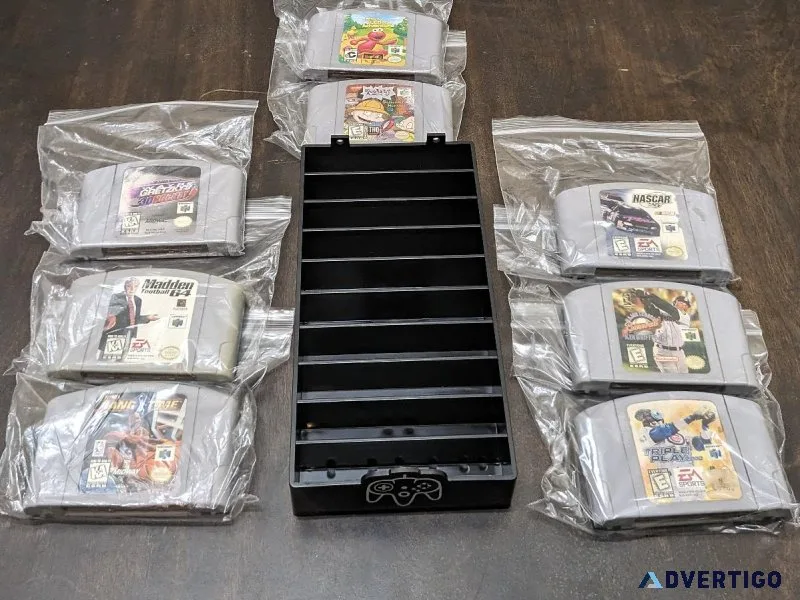 N64 Tray with 6 Sports Nintendo 64 Loose Video Games