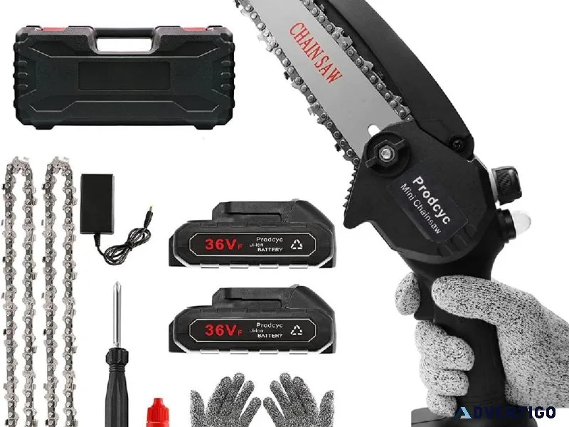 Prodcyc Cordless Mini Chainsaw 6 Inch