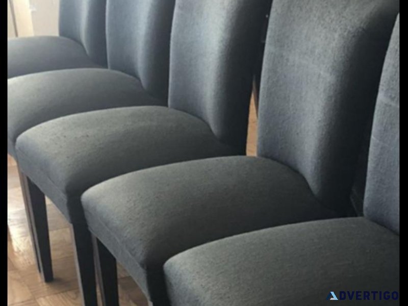 Dining room Sofa Chairs grey (6)