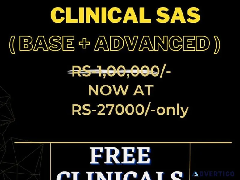 CLINICALSAS TRAINING WITH PLACEMENTS