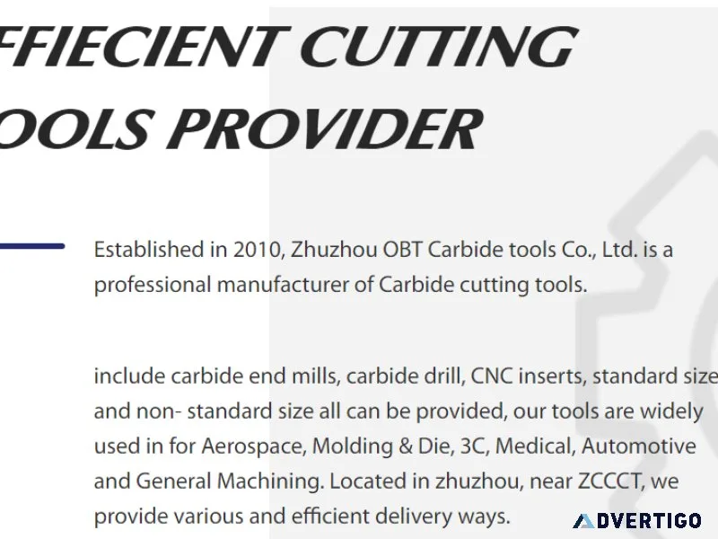 Zhuzhou obt carbide tools co, ltd