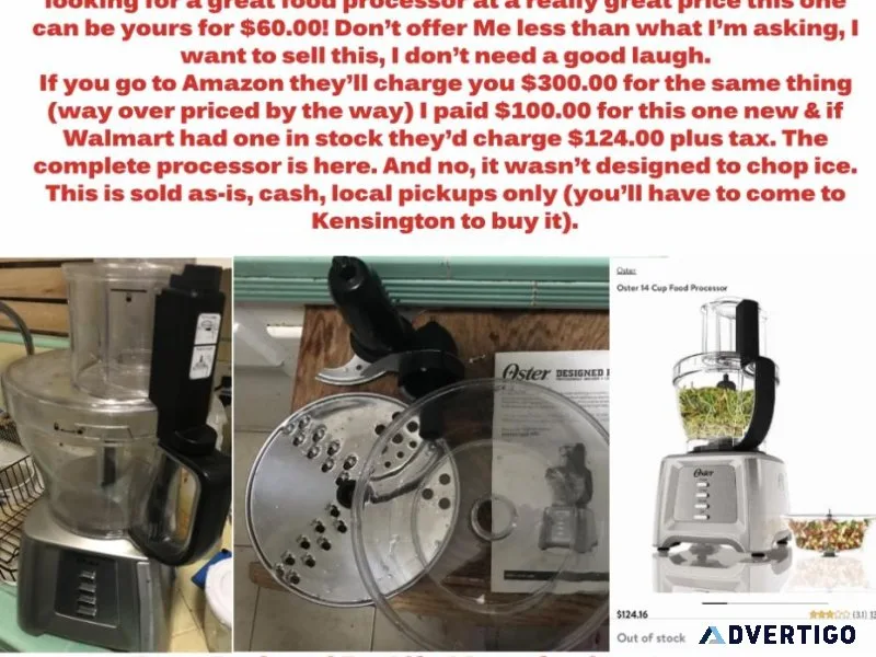 Oster Designed For Life 14 cup food processor