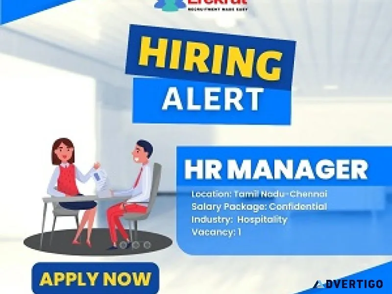 Hr manager job at naksha tree hotels