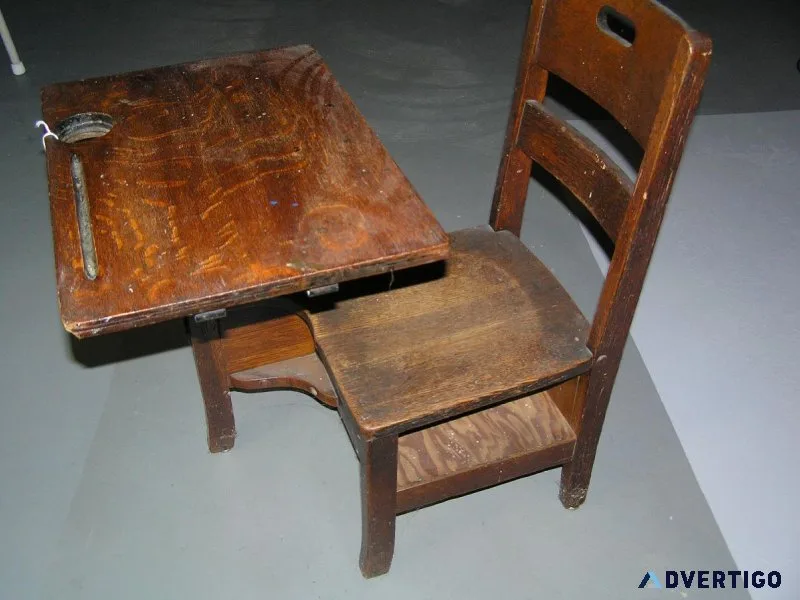 Vintage School Desk