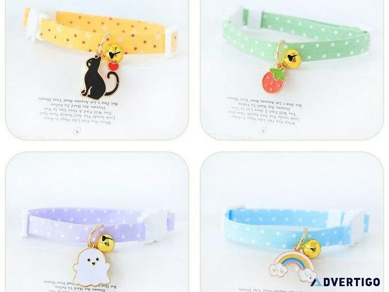Pet Collar w Adjustable bells