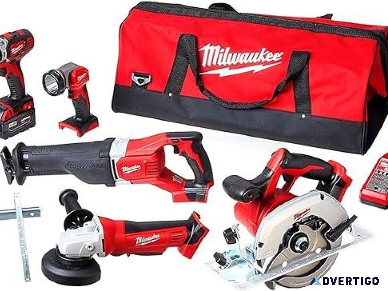 Milwaukee M18 Cordless LITHIUM-ION 6-Tool Combo Kit (2696-26)