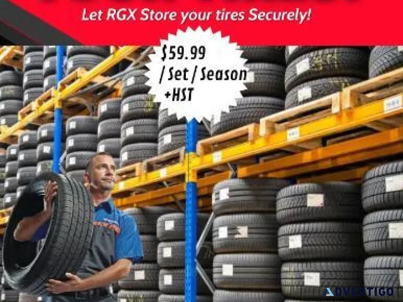 Your Tires Our Priority RGX Tire Storage Services