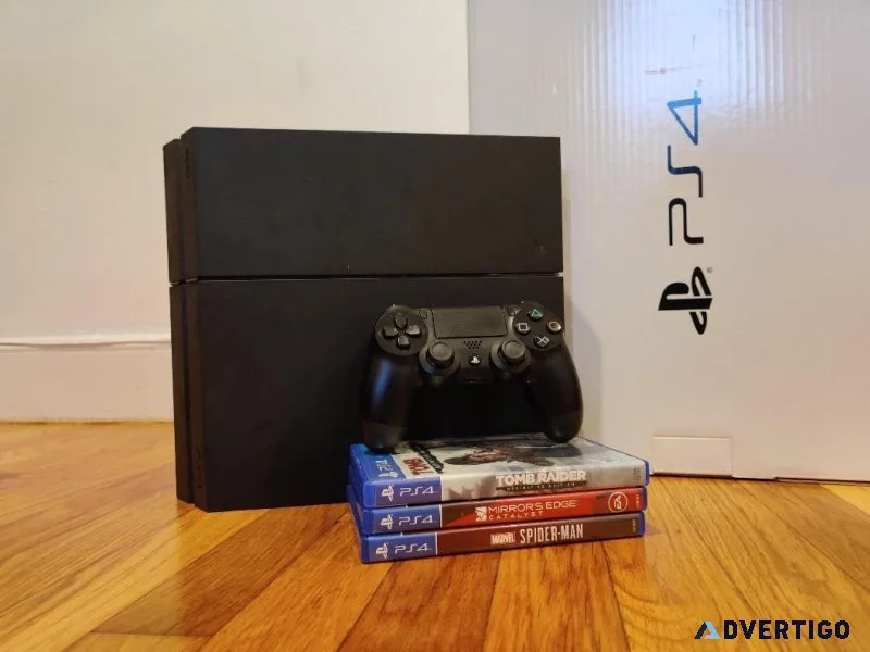 Spiderman PS4 500GB Bundle  2 Free PS4 Games