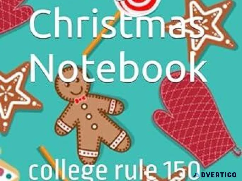 Merry Christmas Notebook college rule 150