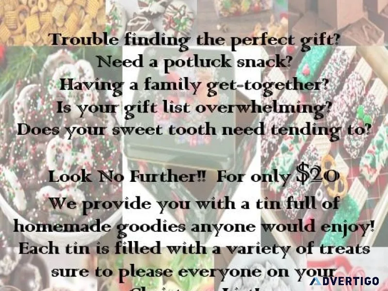 Homemade Holiday Treat Gift Boxes