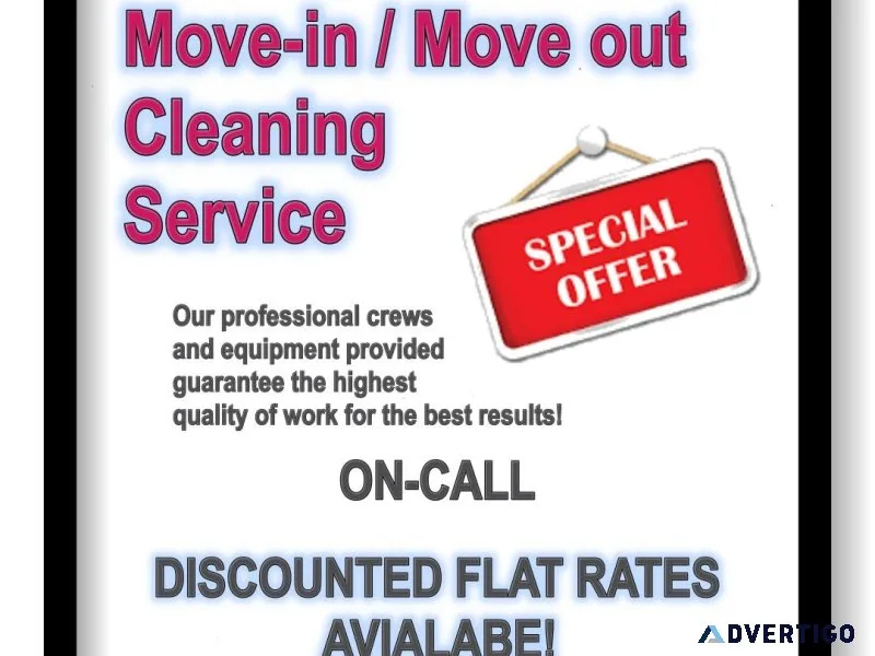 Move in  Move out Home Cleaning