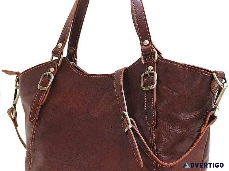 Floto Ischia Leather Shoulder Bag Handbag Purse