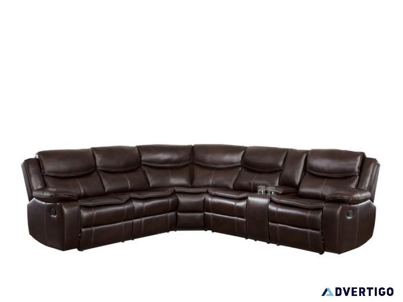 Leather Sectional