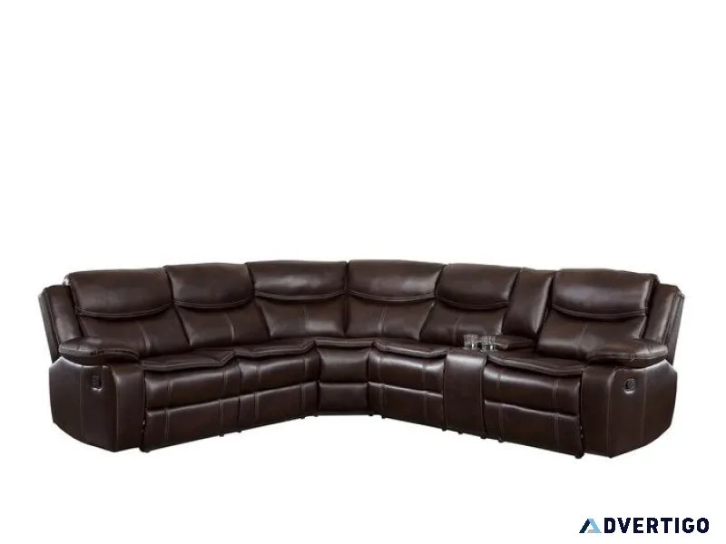Leather Sectional