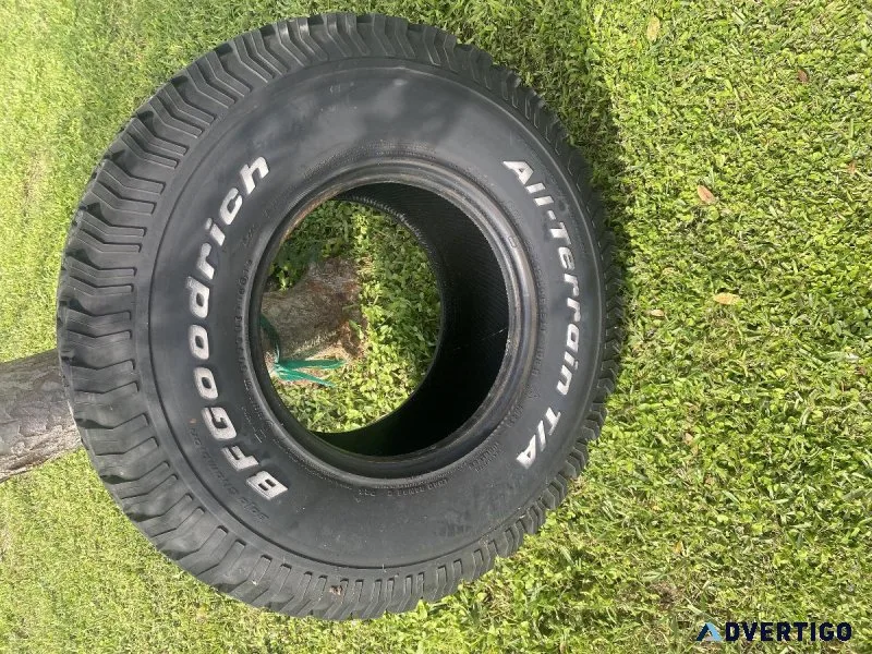 B F Goodrich all terrain 33 x 12.5 tire for da