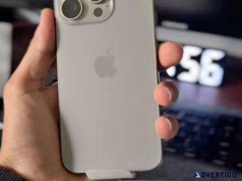 Brand New Unopened factory unlocked Titanium Iphone 15 Pro Max