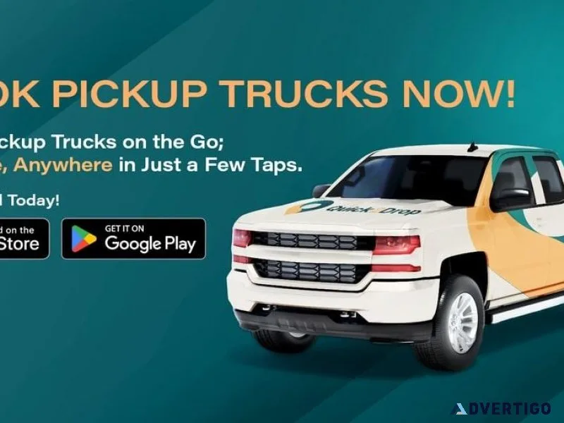 Quick2Drop Your Pickup Truck Service App