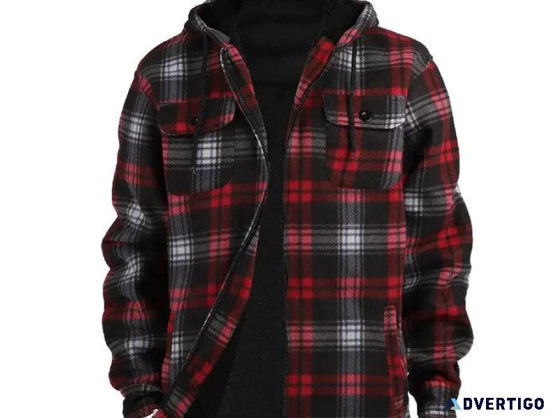 Discover Most Popular Men s Flannel Plaid Jacket-Unlock 20% Off