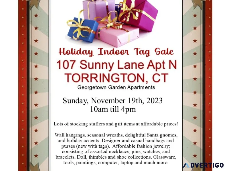 Holiday Indoor Tag Sale