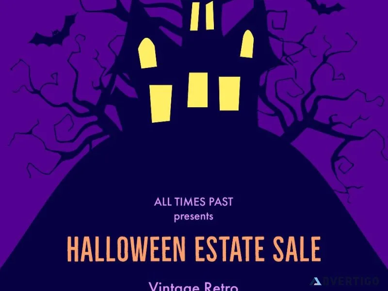 Halloween Estate Sale - Decor Costumes and MORE