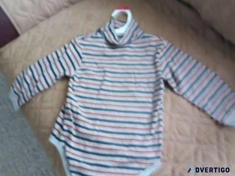 NEW 24-Month Multi-Stripe Onesie