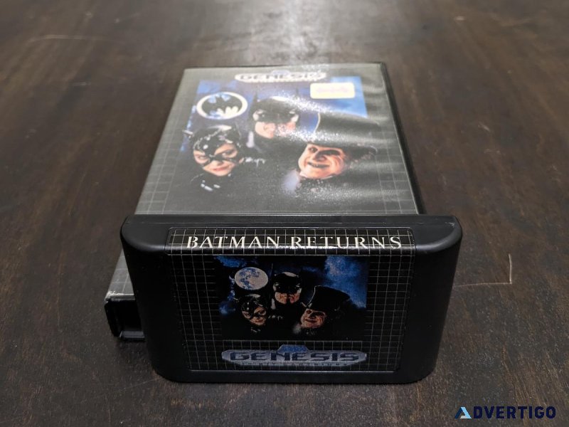 Batman Returns Sega Genesis Complete In Box Video Game