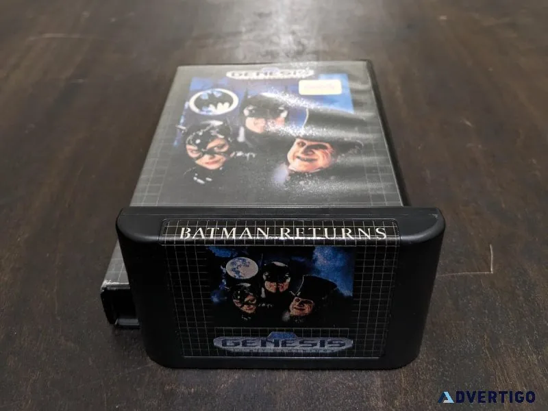 Batman Returns Sega Genesis Complete In Box Video Game