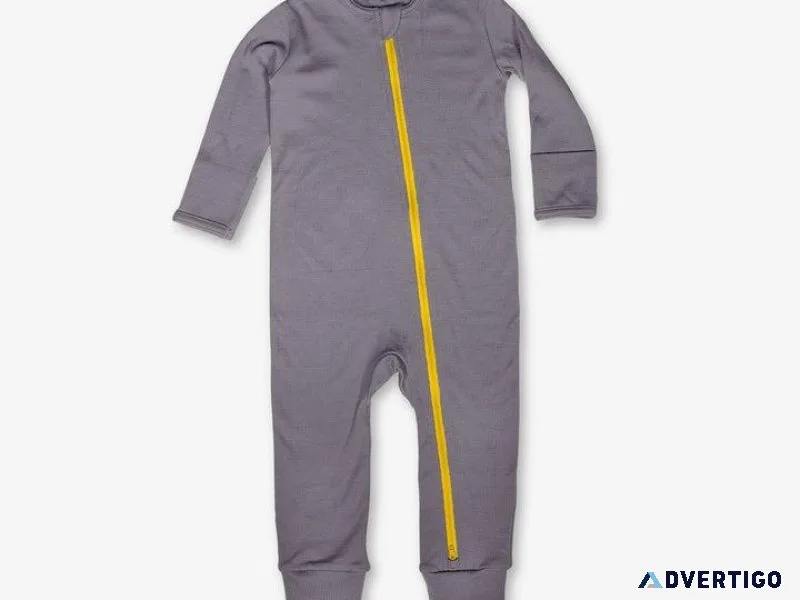 Merino Wool Adventure Zippy - The Ultimate in Baby Comfort