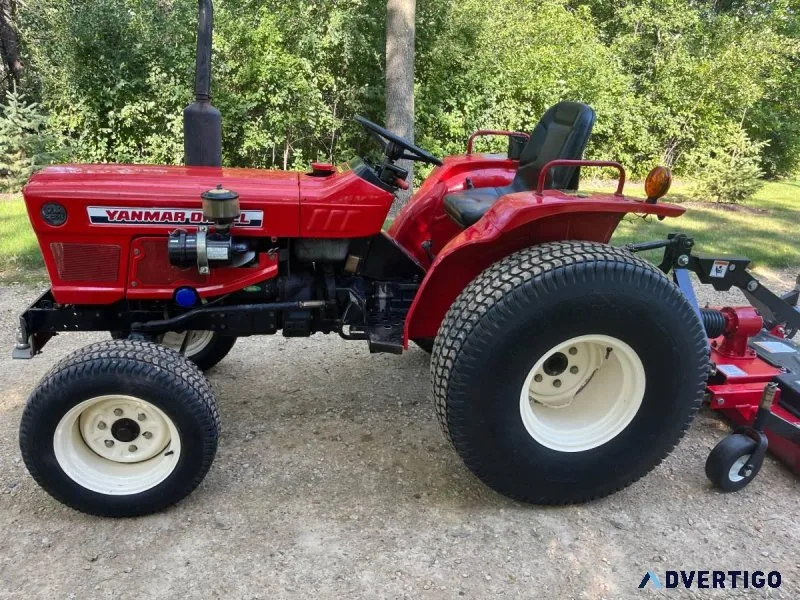 1991 Yanmar YM226 Tractor w Attachments Like New