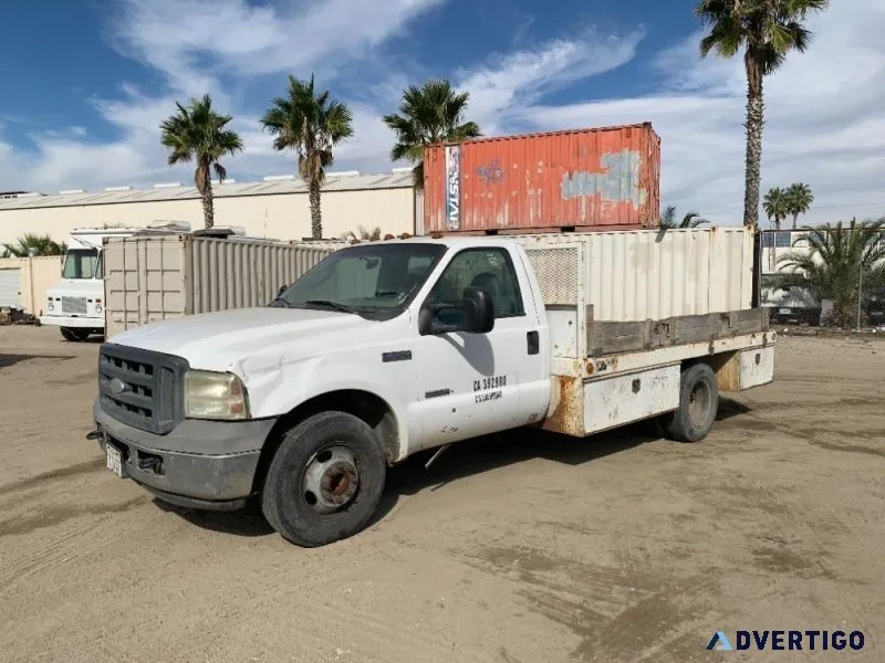 2005 FORD F350 FLATBED TRUCK 25601236