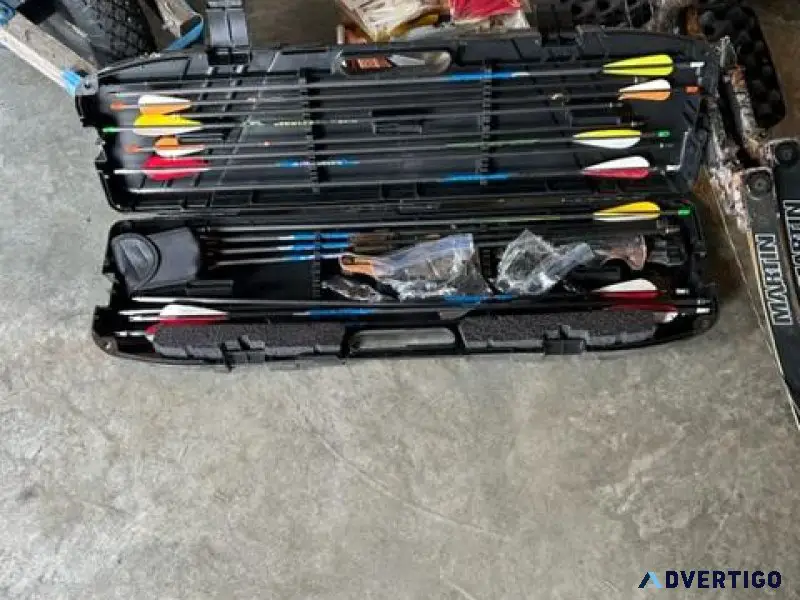 Bear recurve Bows and arrows and lot of accessories